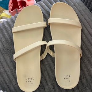 Sandals—off white/cream color